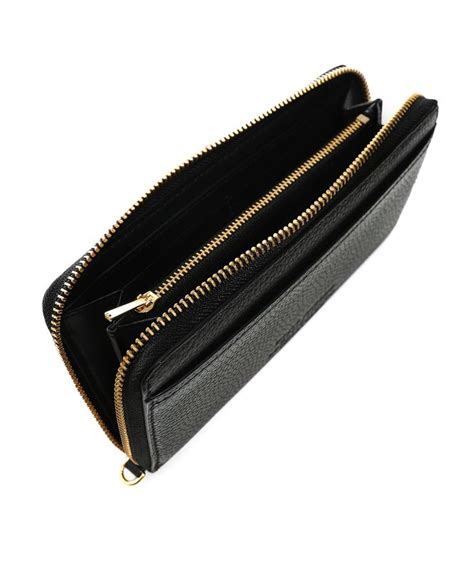 Leather Continental Wristlet 